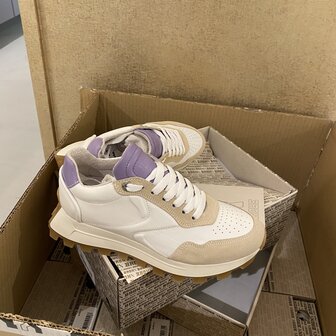 Bronx aver-y 66454-BA off white/lilac 