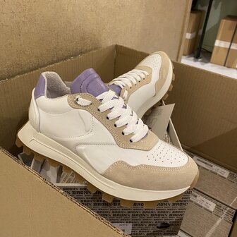 Bronx aver-y 66454-BA off white/lilac 
