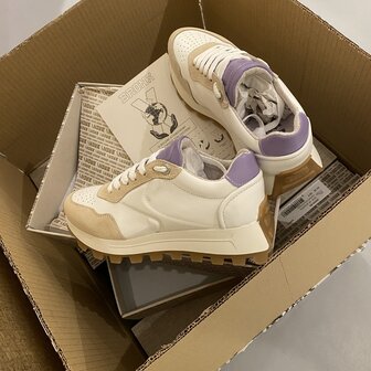 Bronx aver-y 66454-BA off white/lilac 
