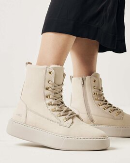 Nubikk Vince Dunya Fur Beige Nubuck 