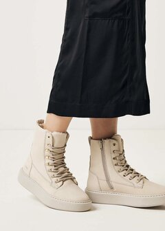 Nubikk Vince Dunya Fur Beige Nubuck 