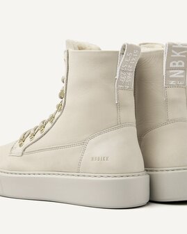 Nubikk Vince Dunya Fur Beige Nubuck 