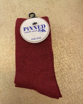 Pinned by K Socks glitter rood