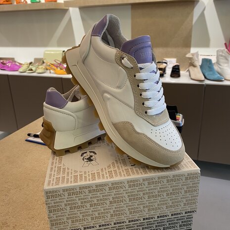 Bronx aver-y 66454-BA off white/lilac 