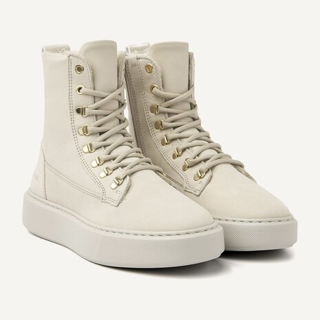 Nubikk Vince Dunya Fur Beige Nubuck 