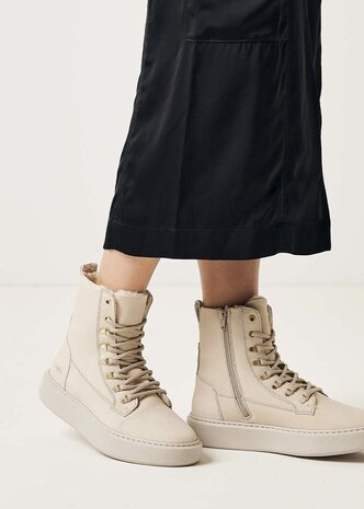 Nubikk Vince Dunya Fur Beige Nubuck 